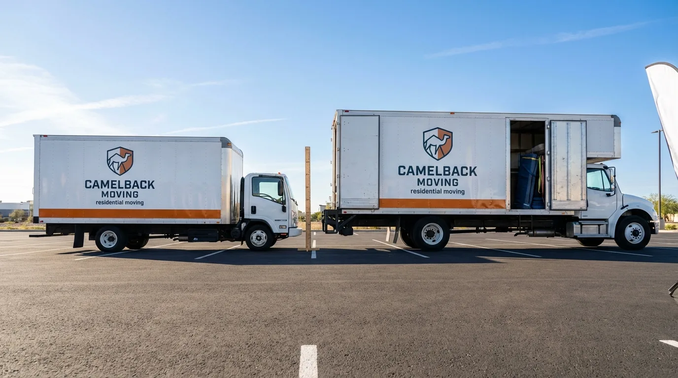 Moving truck size capacity guide in Tishomingo
